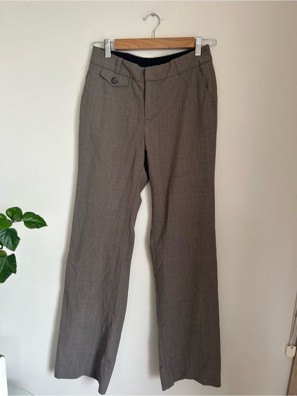 Banana republic Dress Pants in Brown - Classic Straight Fit